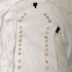 Derek Heart Jr. Cream Dress NWT
